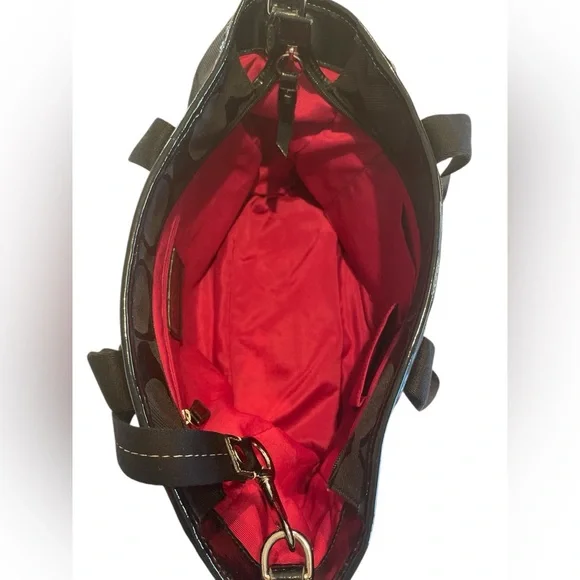 Coach Signature Kyra Tote with Crossbody Strap and Silver Toned Hardware - Picture 5 of 16